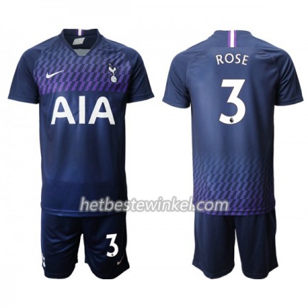 Tottenham Hotspur ROSE 3 Kind Voetbaltenues Uit 2019/20 - SS (+ Korte broeken)
